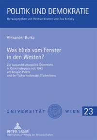 Was Blieb Vom Fenster in Den Westen?