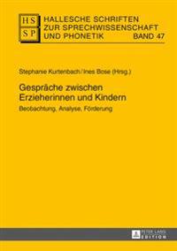 Gespraeche zwischen Erzieherinnen und Kindern