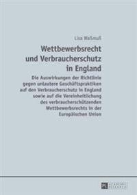 Wettbewerbsrecht Und Verbraucherschutz in England