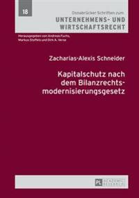 Kapitalschutz Nach Dem Bilanzrechtsmodernisierungsgesetz