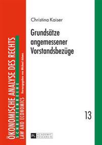 Grundsaetze angemessener Vorstandsbezuege