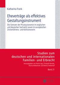 Ehevertraege ALS Effektives Gestaltungsinstrument