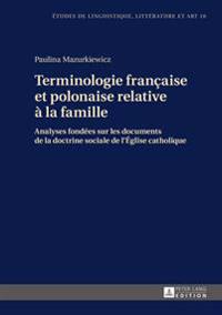 Terminologie Française Et Polonaise Relative À La Famille