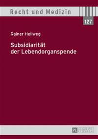 Subsidiaritaet Der Lebendorganspende