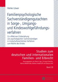 Familienpsychologische Sachverstaendigengutachten in Sorge-, Umgangs- und Kindeswohlgefaehrdungsverfahren