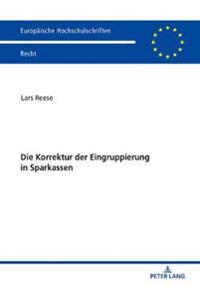 Die Korrektur Der Eingruppierung in Sparkassen