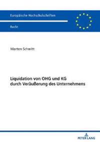 Liquidation von OHG und KG durch Veraeußerung des Unternehmens