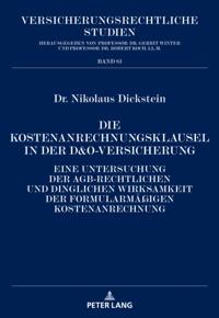 Die Kostenanrechnungsklausel in der D&O-Versicherung