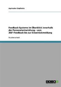 Feedback-Systeme im Überblick innerhalb der Personalentwicklung. Vom 360°-Feedback bis zur Einzelrückmeldung