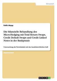 Die bilanzielle Behandlung des Micro-Hedging mit Total Return Swaps, Credit Default Swaps und Credit Linked Notes in der Bankpraxis