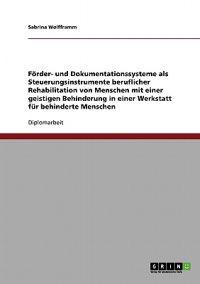 Förder- und Dokumentationssysteme als Steuerungsinstrumente beruflicher Rehabilitation von Menschen mit einer geistigen Behinderung in einer Werkstatt für behinderte Menschen