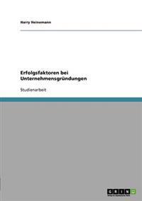 Erfolgsfaktoren bei Unternehmensgründungen