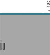 Kindliche Verhaltensstörungen - Definition, Diagnose und gesellschaftliche Implikationen