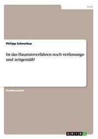 Ist das Hausratsverfahren noch verfassungs- und zeitgemäß?