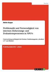 Problematik und Notwendigkeit von internen Zielsetzungs- und Evaluationsprozessen in NPO's