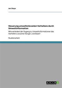 Steuerung umweltrelevanten Verhaltens durch Umweltinformation