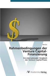 Rahmenbedingungen der Venture Capital-Finanzierung