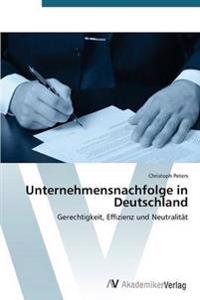 Unternehmensnachfolge in Deutschland