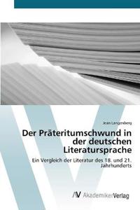 Der Präteritumschwund in der deutschen Literatursprache