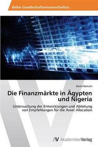 Die Finanzmärkte in Ägypten und Nigeria