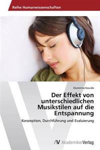 Der Effekt von unterschiedlichen Musikstilen auf die Entspannung