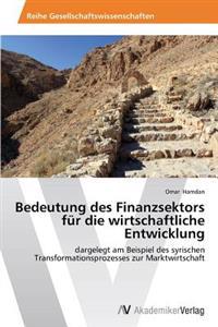 Bedeutung des Finanzsektors für die wirtschaftliche Entwicklung