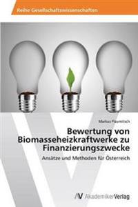 Bewertung von Biomasseheizkraftwerke zu Finanzierungszwecke