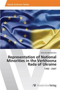 Representation of National Minorities in the Verkhovna Rada of Ukraine