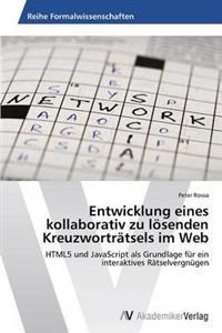 Entwicklung Eines Kollaborativ Zu L senden Kreuzwortr tsels Im Web