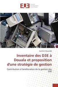 Inventaire des D3E à Douala et proposition d'une stratégie de gestion
