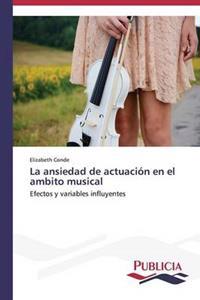 La ansiedad de actuación en el ambito musical