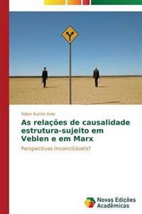 As relações de causalidade estrutura-sujeito em Veblen e em Marx