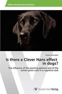 Is there a Clever Hans effect in dogs?