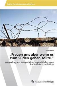 Freuen Uns Aber Wenn Es Zum Suden Gehen Sollte."