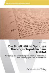 Die Bibelkritik in Spinozas Theologisch-politischem Traktat