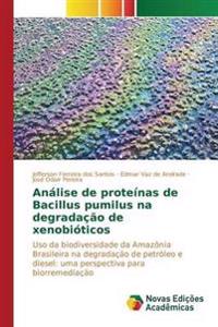 Análise de proteínas de Bacillus pumilus na degradação de xenobióticos