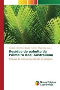 Resíduo de palmito da Palmeira Real Australiana