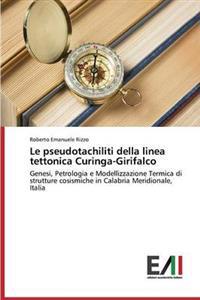 Le pseudotachiliti della linea tettonica Curinga-Girifalco