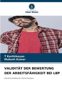Validität Der Bewertung Der Arbeitsfähigkeit Bei Lbp