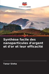 Synthèse facile des nanoparticules d'argent et d'or et leur efficacité