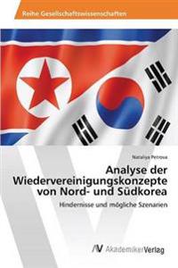 Analyse der Wiedervereinigungskonzepte von Nord- und Südkorea