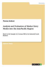 Analysis and Evaluation of Market Entry Modes into the Asia-Pacific Region