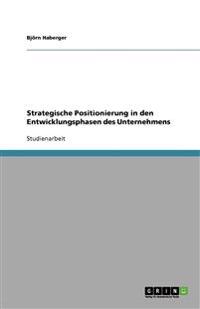 Strategische Positionierung in den Entwicklungsphasen des Unternehmens