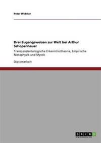 Drei Zugangsweisen zur Welt bei Arthur Schopenhauer