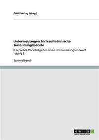 Unterweisungen für kaufmännische Ausbildungsberufe