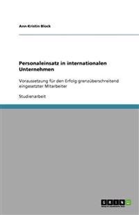 Personaleinsatz in internationalen Unternehmen