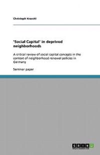 'Social Capital' in deprived neighborhoods