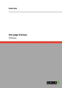 Bokomslag for "Une page d'amour"