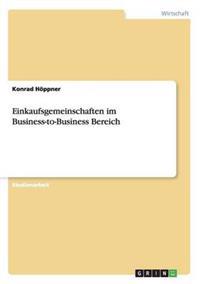 Einkaufsgemeinschaften im Business-to-Business Bereich