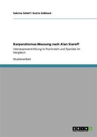 Korporatismus-Messung nach Alan Siaroff